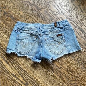 Women's Distressed Denim Shorts